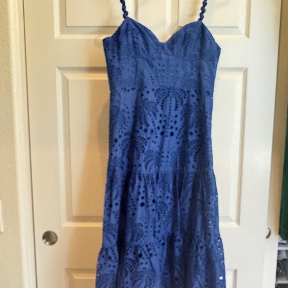 FARM Rio Blue Midi Dress